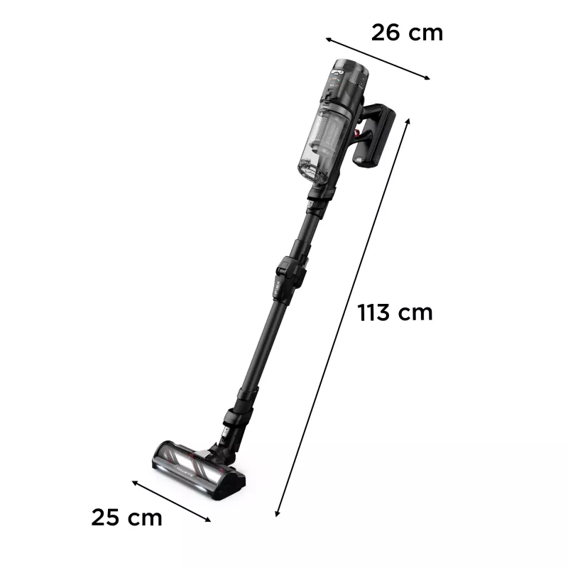 Rowenta X-Force Flex RH9L55E0 aspirador de escoba/aspirador eléctrico aspirador de escoba 2 en 1 batería en seco sin bolsa 0,65 l negro