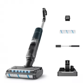 Rowenta X-Clean 7 GZ5735E0 aspirador de escoba/aspirador eléctrico batería en seco y húmedo sin bolsa 0,5 l negro, cromado