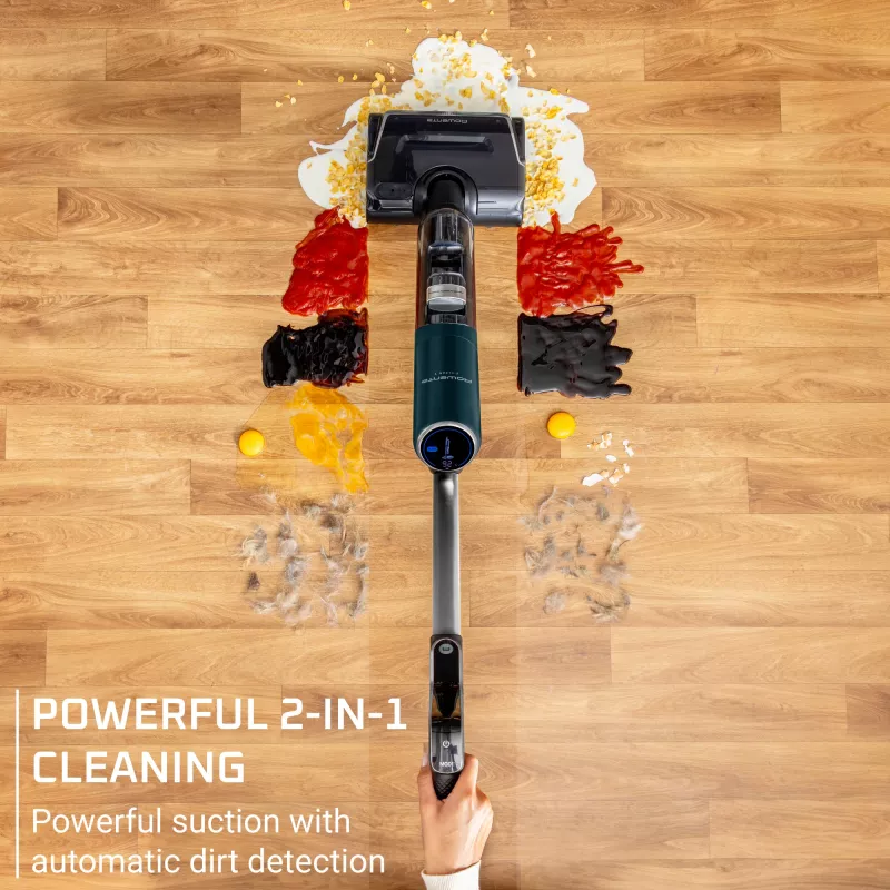 Rowenta X-Clean 7 GZ5735E0 aspirador de escoba/aspirador eléctrico batería en seco y húmedo sin bolsa 0,5 l negro, cromado
