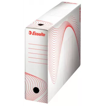 Esselte 128001 caja de archivo cartón rojo, blanco