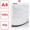 Esselte Fundas transparentes A4 – Economy –, 210 x 297 mm (A4), transparente, polipropileno (PP), vertical, superior, 230 mm
