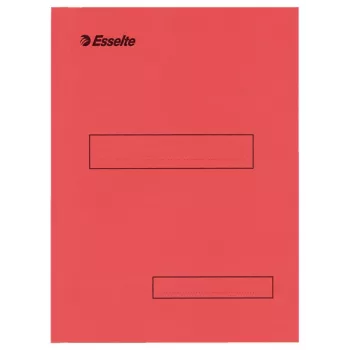Carpeta de archivo Esselte 721020 cartón rojo A4