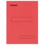 Carpeta de archivo Esselte 721020 cartón rojo A4