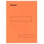 Carpeta de archivo Esselte 721050 cartón naranja A4 230x310 mm