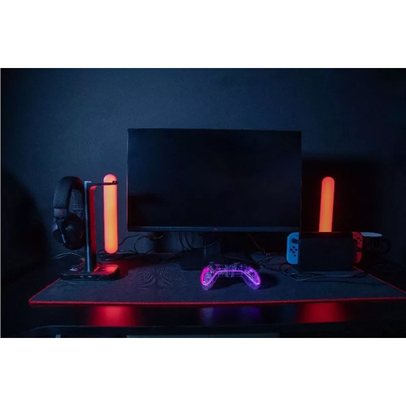 Konix PULSAR Auriculares con cable e inalámbricos diadema gaming USB Type-C Bluetooth negro