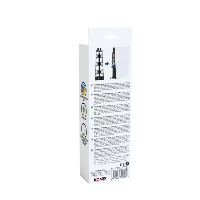 Konix 61889000052 Pieza/accesorio para consola ventilador