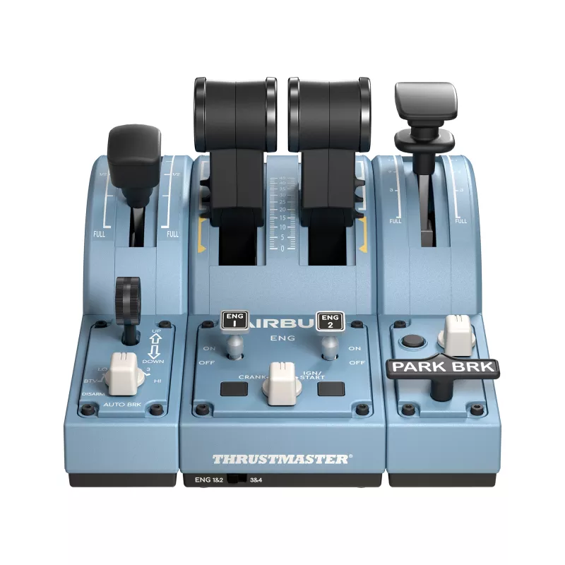 Thrustmaster TCA Quadrant Add-On Airbus Edition negro, azul simulador de vuelo PC