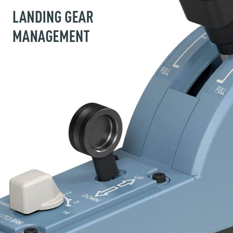 Thrustmaster TCA Quadrant Add-On Airbus Edition negro, azul simulador de vuelo PC