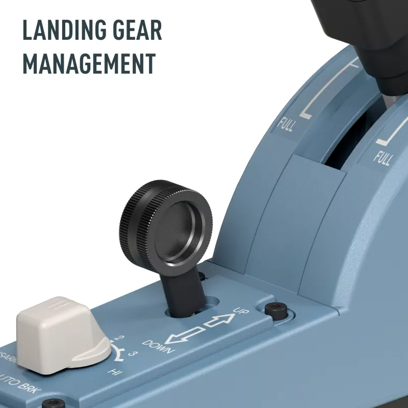 Thrustmaster TCA Quadrant Add-On Airbus Edition negro, azul simulador de vuelo PC