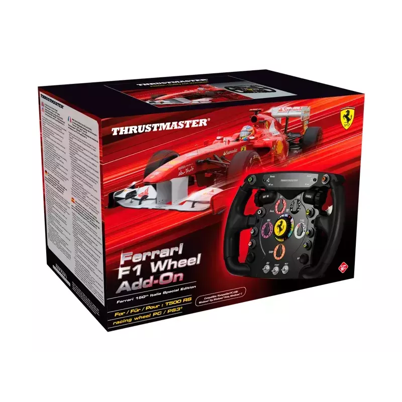 Thrustmaster Ferrari F1 negro RF volante analógico PC, PlayStation 4, PlayStation 5, Playstation 3, Xbox