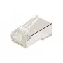 Hypertec 920850-HY Conector de cables RJ45 metálico, transparente
