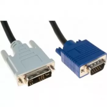 Hypertec 127701-HY Adaptador de cable de vídeo 2 m VGA (D-Sub) DVI Negro