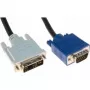 Hypertec 127701-HY Adaptador de cable de vídeo 2 m VGA (D-Sub) DVI Negro