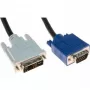 Hypertec 127711-HY Cable VGA 3 m DVI-A VGA (D-Sub) Negro, Azul, Blanco