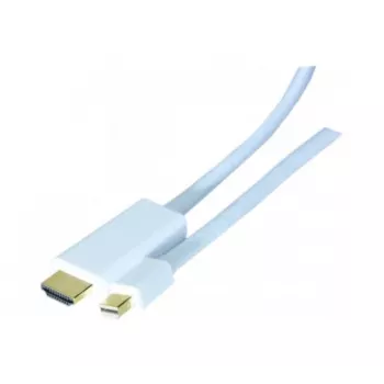 Hypertec 128061-HY Adaptador de cable de vídeo 2 m HDMI Type-A (estándar) Mini DisplayPort Blanco