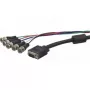 Hypertec 129151-HY Adaptador de cable de vídeo 1,8 m VGA (D-Sub) 5 x BNC Negro, Azul, Verde, Rojo, Blanco