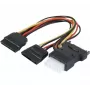 ATEN 147557 Cable SATA 0,3 m SATA 15 pines 2 x SATA 15 pines + Molex (4 pines) Varios colores, Negro