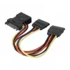 ATEN 147557 Cable SATA 0,3 m SATA 15 pines 2 x SATA 15 pines + Molex (4 pines) Varios colores, Negro