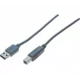 Hypertec 532513-HY cable USB USB 2.0 3 m USB A USB B gris