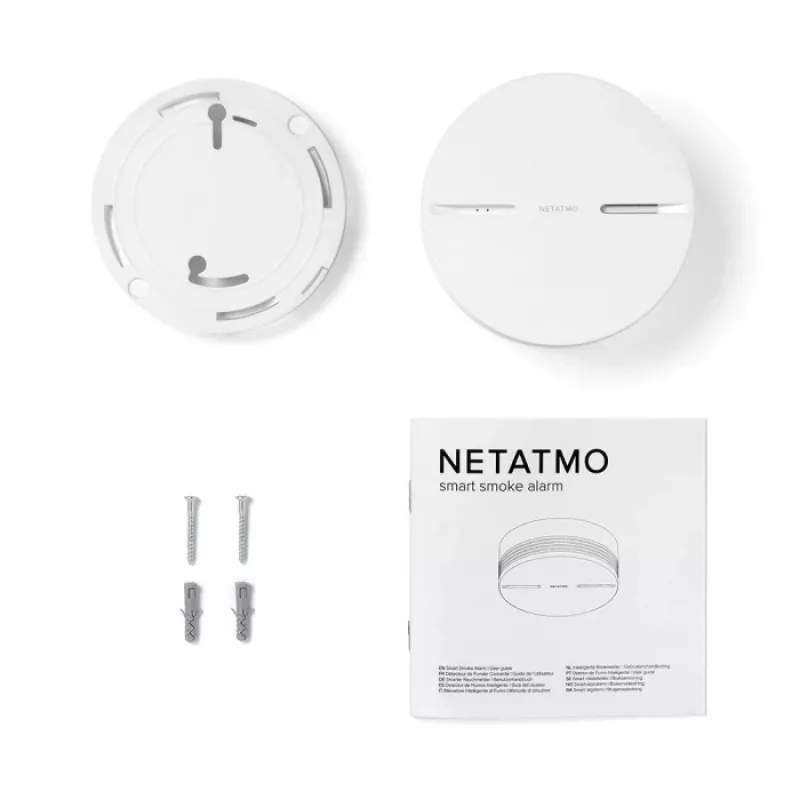 Netatmo NSA-DE detector de humo inteligente detector de reflexión fotoeléctrico conectable conexión inalámbrica