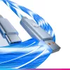 Oniverse cable USB-A a USB-C Quick Charge con LED - 2 metros - blanco (multiplataforma)
