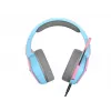 Oniverse auriculares gaming Nebula - Diva Pink (multiplataforma), con cable, gaming, 20 - 20000 Hz, 356 g, auriculares, cian, rosa