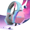 Oniverse auriculares gaming Nebula - Diva Pink (multiplataforma), con cable, gaming, 20 - 20000 Hz, 356 g, auriculares, cian, rosa