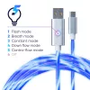 Oniverse cable de carga Micro-USB con LED – 2 metros – blanco (multiplataforma)