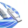 Oniverse cable de carga rápida USB-C a USB-C – 2 metros – LED (multiplataforma)