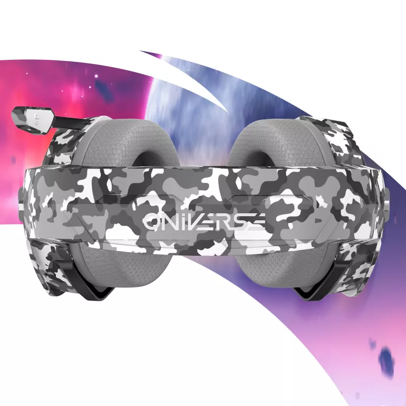 Oniverse auriculares gaming Nebula - Urban Camo (multiplataforma), con cable, 20 - 20000 Hz, gaming, 356 g, auriculares, camuflaje