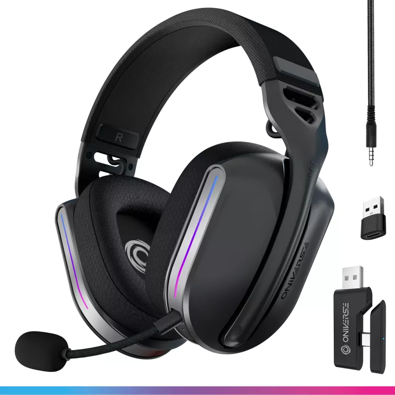 Oniverse auriculares gaming inalámbricos Polaris - Eclipse negro (multiplataforma)