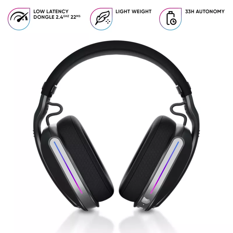 Oniverse auriculares gaming inalámbricos Polaris - Eclipse negro (multiplataforma)
