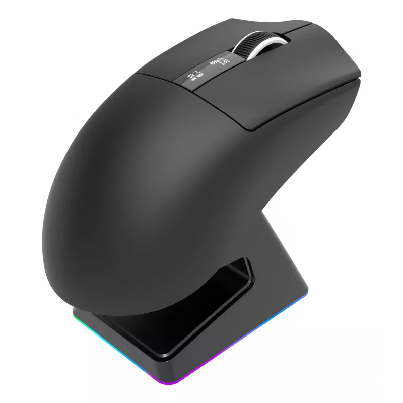 Oniverse - ratón gaming inalámbrico Vanguard + dock - Nocta negro (PC)