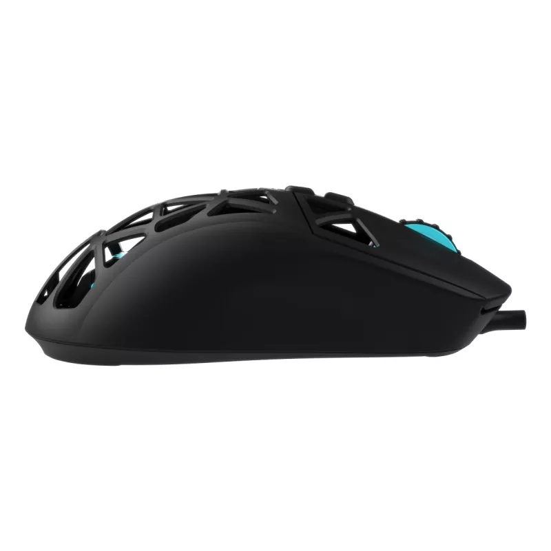 Oniverse - ratón gaming con cable Kryo - Nocta negro (PC), ambidiestro, óptico, USB Type-A, 13800 DPI, negro