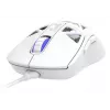 Oniverse - Ratón gaming con cable Kryo - Luxion White (PC), Ambidiestro, Óptico, USB Type-A, 13800 DPI, Blanco
