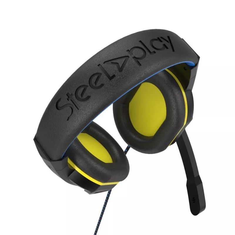 Steelplay HP47 auriculares con cable diadema gaming negro, amarillo