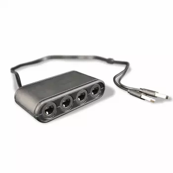 Steelplay adaptador para mandos Gamecube® (Switch), Nintendo Switch, adaptador, negro, USB, con cable, 1 ud.