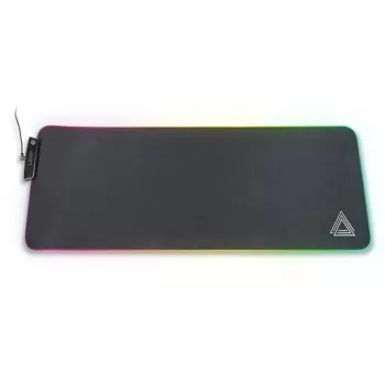 Lexip B10 – alfombrilla de ratón XL flexible con superficie suave microtexturizada e iluminación RGB – 800 x 400 x 4 mm