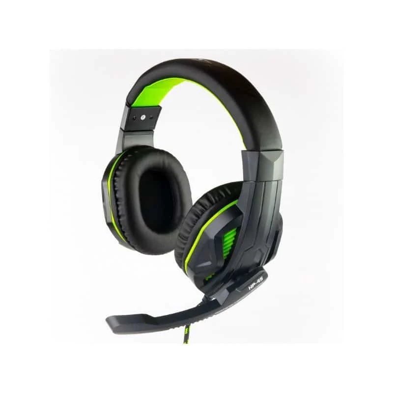 Steelplay auriculares estéreo con cable - Hp-45 - negro/verde (Xbox), con cable, gaming, 20 - 20000 Hz, 274 g, auriculares, negro, verde