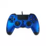 Lexip Metaltech - mando con cable - azul zafiro (multicolor), gamepad, PC, PlayStation 4, D-Pad, botón Home, botón Options, botón Share, analógico/digital, multicolor, con cable