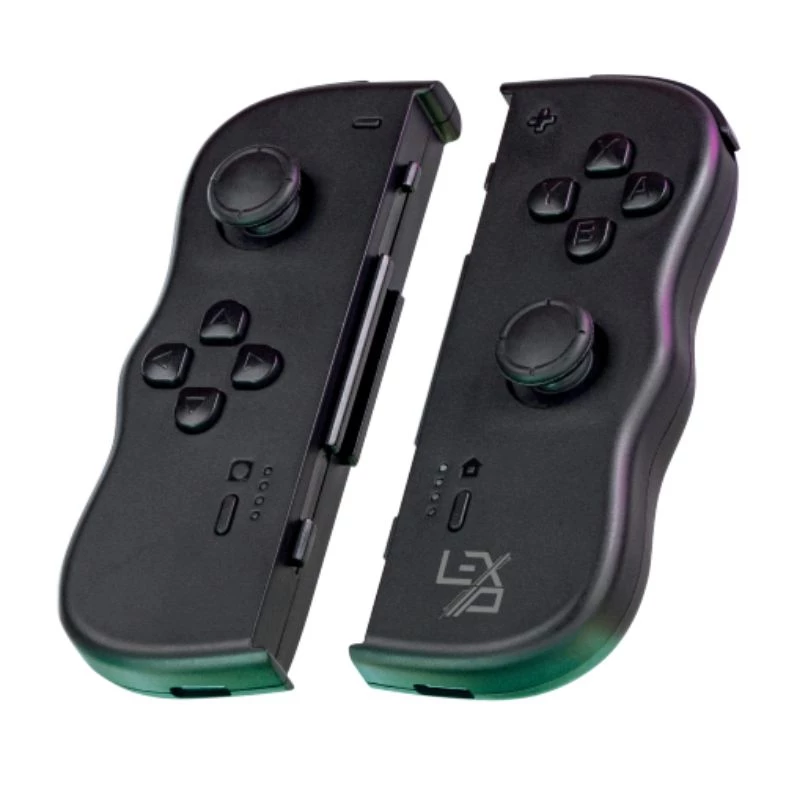 Lexip Adventure Twinpads negro (Switch), gamepad, Nintendo Switch, Nintendo Switch OLED, botón Capture, D-Pad, botón Home, analógico/digital, inalámbrico, Bluetooth