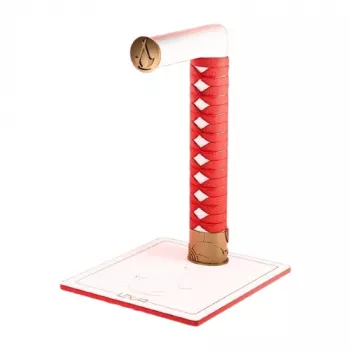 Lexip X Ubisoft - Assassin's Creed - Shadows soporte para auriculares, soporte para auriculares, dorado, rojo, blanco