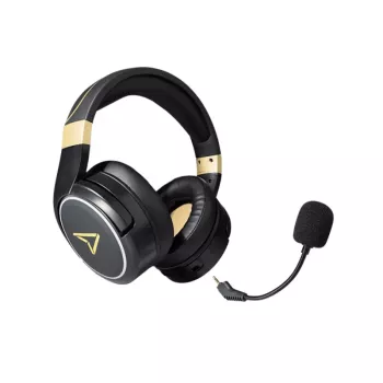 Auriculares Lexip Metaltech – inalámbricos con baja latencia, 32 h de autonomía – Radiance Gold