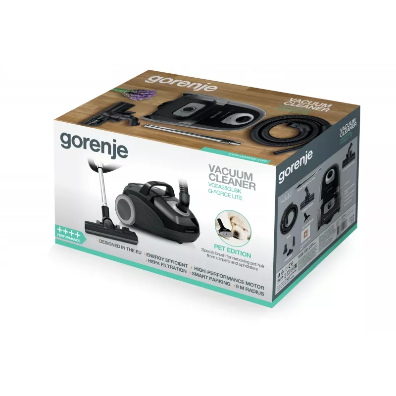 Gorenje VCEA28GLBK aspirador de arrastre 3 L en seco 700 W bolsa