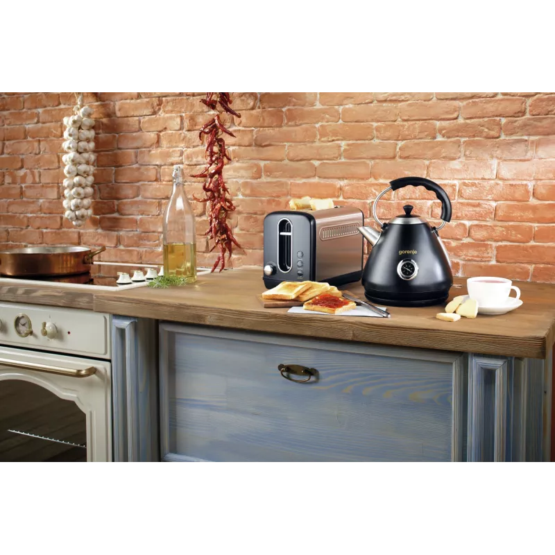 Gorenje T1100CLBK 6 2 rebanadas 1100 W negro