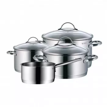 WMF Provence Plus set de ollas 4 piezas, acero inoxidable