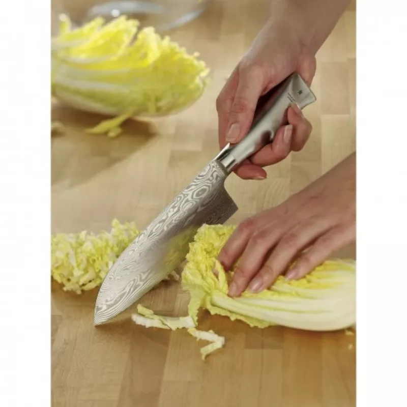 WMF cuchillo santoku Grand Class Damasteel, cuchillo de cocina, damasco