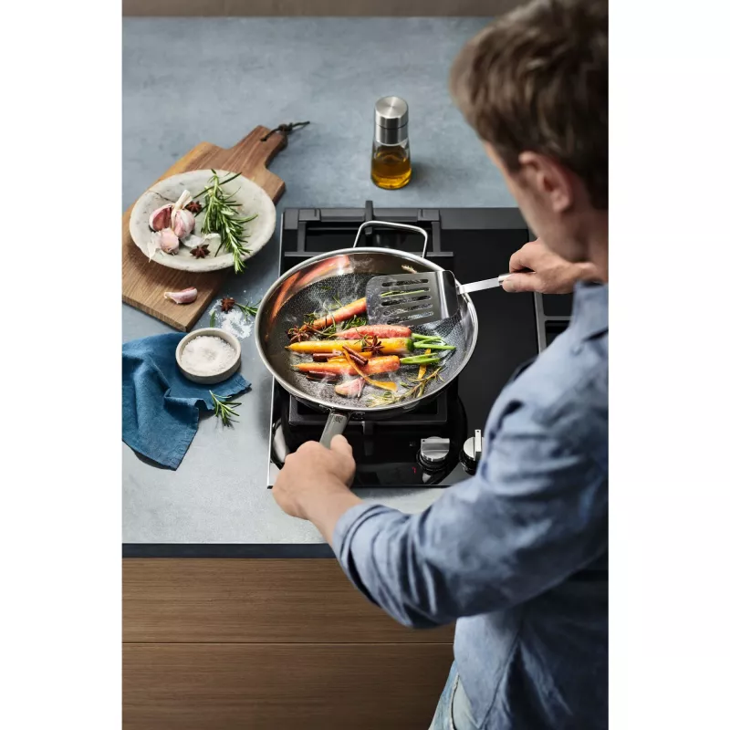 WMF 1756486411 negro, acero inoxidable aluminio, acero inoxidable