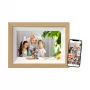 Braun DigiFrame 10W marco de fotos digital blanco, madera 25,6 cm (10,1