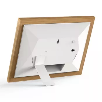 Braun DigiFrame 10W marco de fotos digital blanco, madera 25,6 cm (10,1